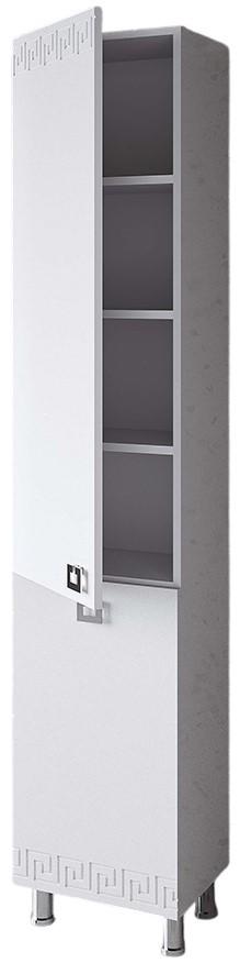 Шкаф пенал Supraten Versailles Белый Левый