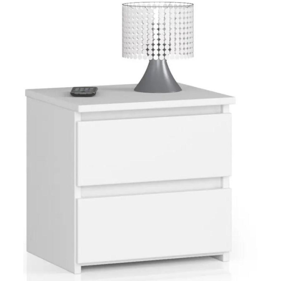 Прикроватная тумбочка Akord CL2 2SZ (White)