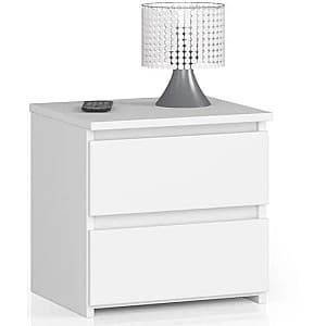 Прикроватная тумбочка Akord CL2 2SZ (White)