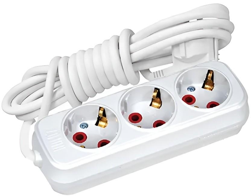 Сетевой фильтр Horoz 3 гнезда 7 м 16 A (200.307.301)