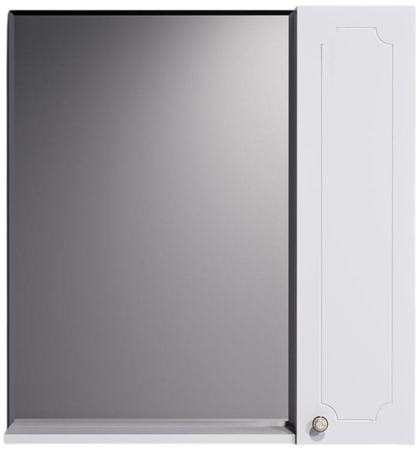 Шкаф в ванную Supraten Valua 75 Белый Правый