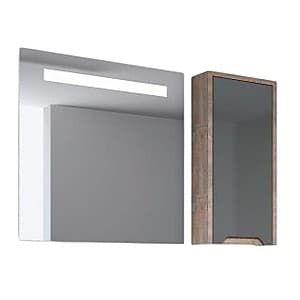 Шкаф пенал Orka Lago 30x65 Glossy Anthracite