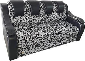 Диван V-Toms Gloria II G2 (195x93 см) Черный/Серый