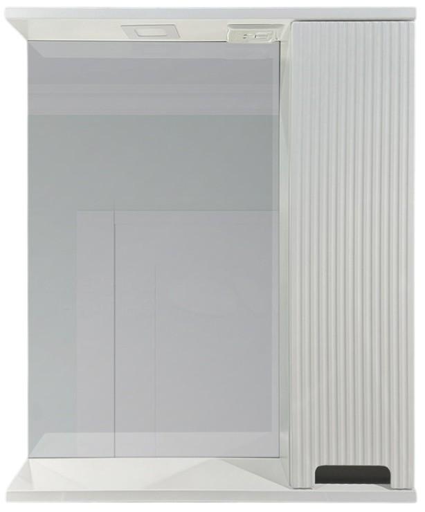 Шкаф в ванную Bayro Positano 600x750 Белый Мат Правый (121482)