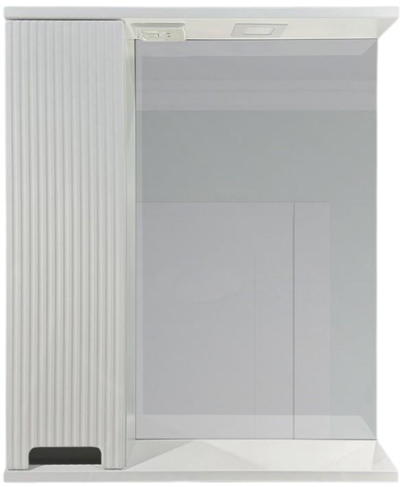 Шкаф в ванную Bayro Positano 600x750 Белый Мат Левая (121479)