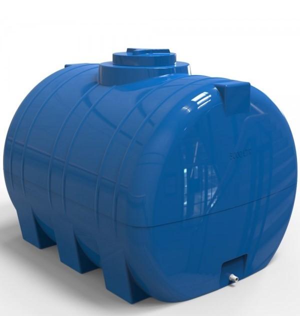 Butoi din plastic VLM 3000L orizontal (albastru) 37263