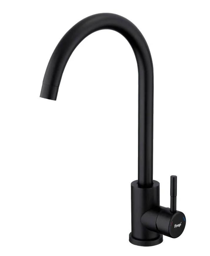Кран для кухни Frap F 40899-4 black inox