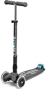 Самокат Micro Maxi Deluxe Foldable LED Volcano Grey