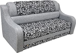Диван V-Toms Gloria G1 (195x93 см) Серый/Черный