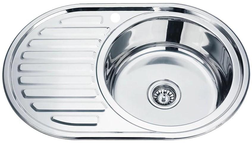 Кухонная мойка Fabiano 77x50  0,8  FB  EPL  R