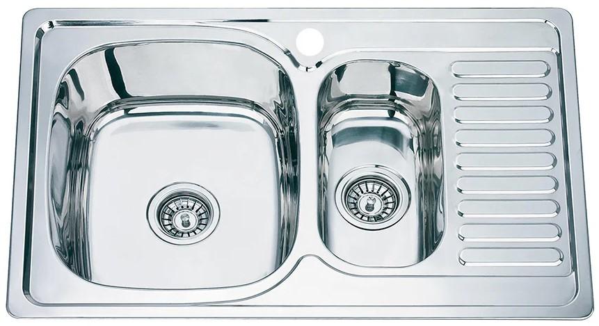 Chiuveta de bucatarie Fabiano 78x50/15  0,8  FB  RIF  L