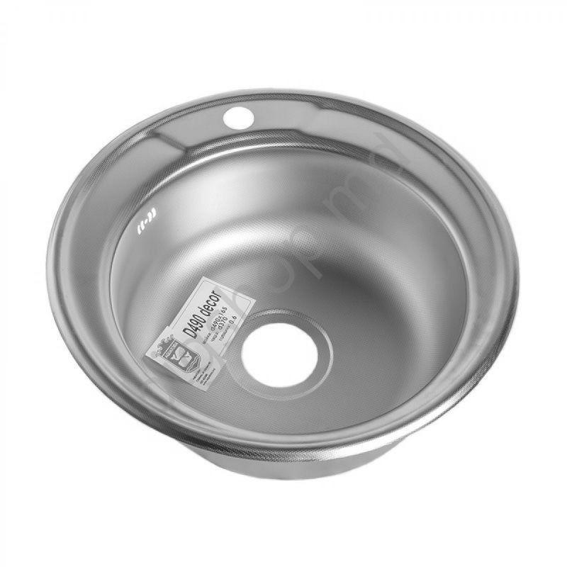 Кухонная мойка Becky 490 0.6 BK RIF