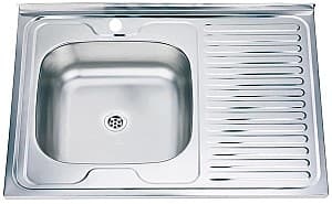 Раковина на кухню Becky 60  80  0.6  BK  RIF  L