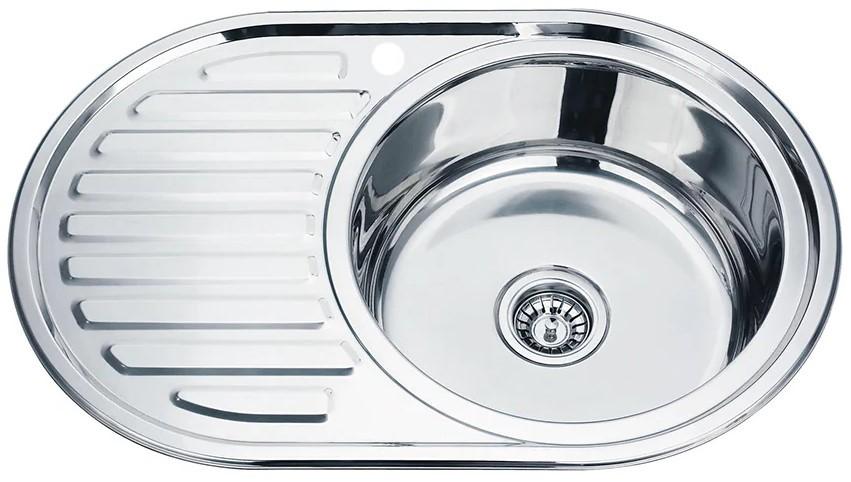 Кухонная мойка Fabiano 77*50 (0.8) RIF R