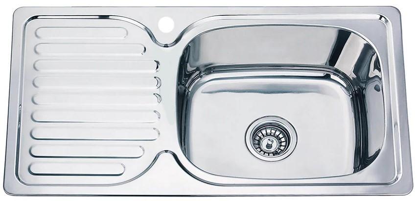 Кухонная мойка Fabiano 76x42  0,8  FB  EPL  R