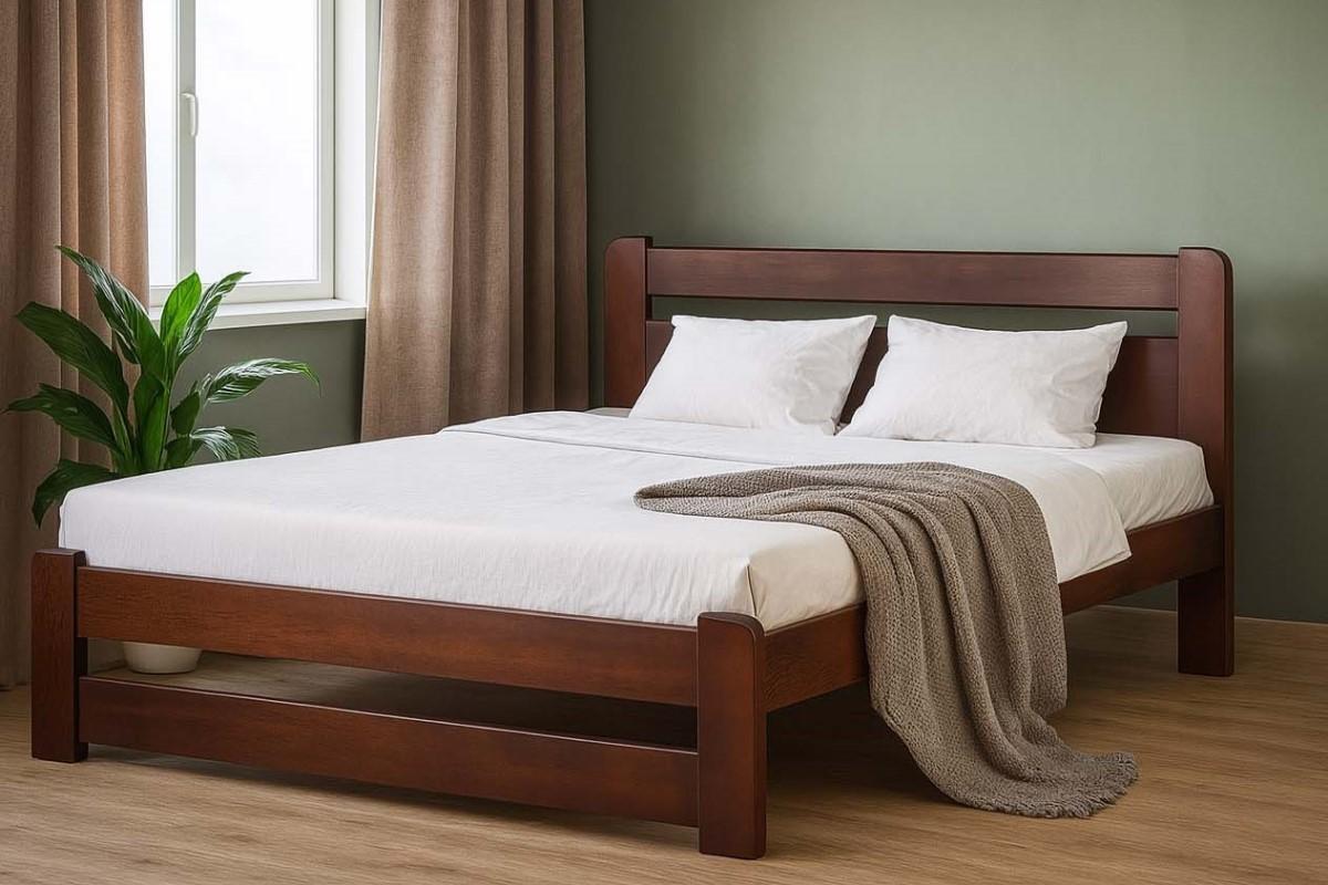 Кровать Mebil Lev Lira 160x200 Орех Темный