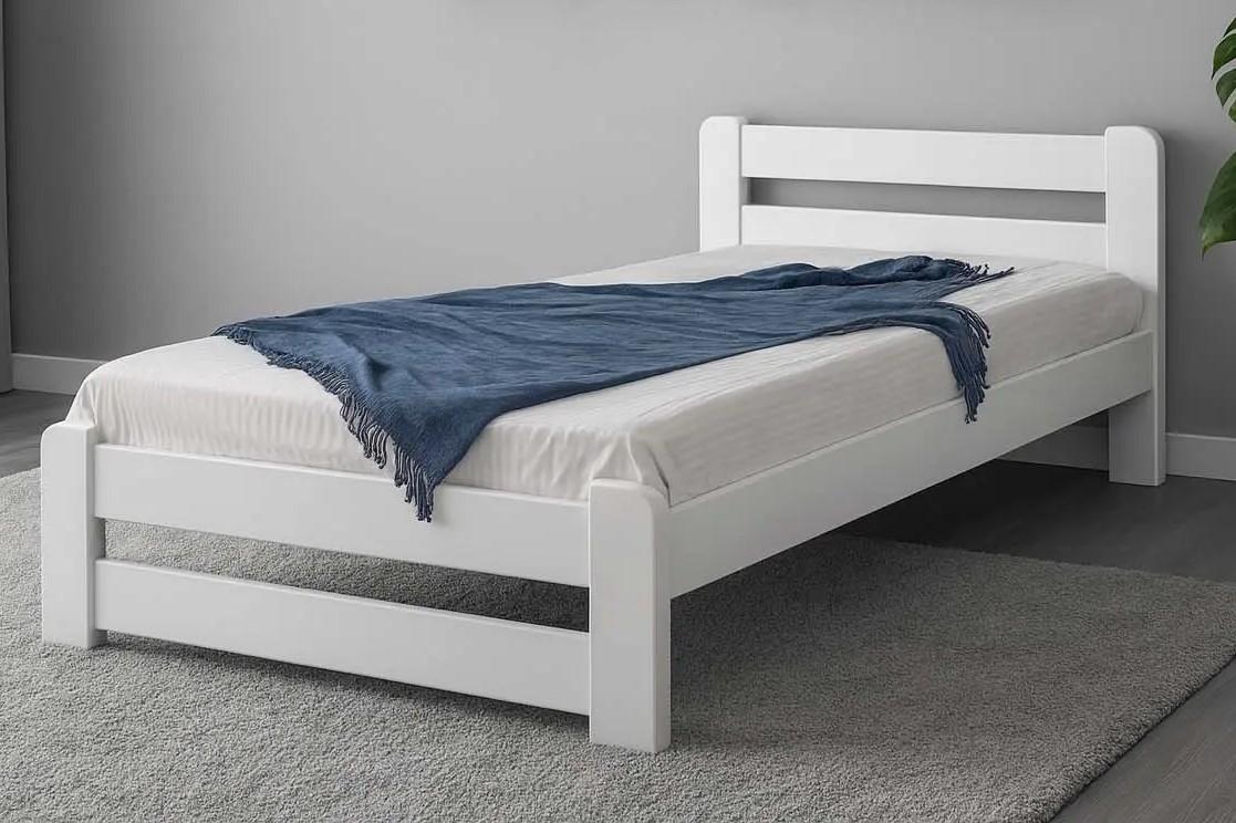 Pat Mebil Lev Lira 90x200 Alb, de 1 persoana