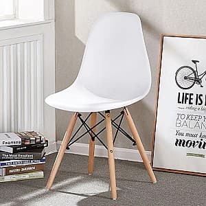 Пластиковый стул Chomik FAT1118 (White/Oak)