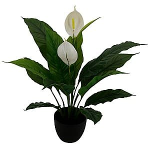 Искусственные цветы OEM/ODM Spathiphyllum Patinii 47см (Green/White)