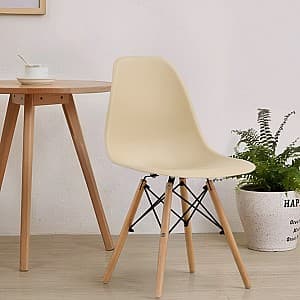 Scaun din plastic Sunrise C-01 (Beige/Beech)