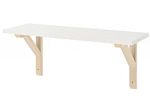 Raft de perete IKEA Bergshult/Sandshult 59x20 (Alb/Plop)