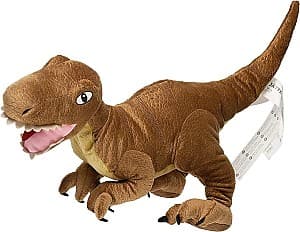 Jucarie de plus IKEA Jattelik Dinozaur Velociraptor 44cm Maro