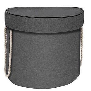 Корзина для игрушек Kruzzel с ковриком 19556 (Grey/Yellow)