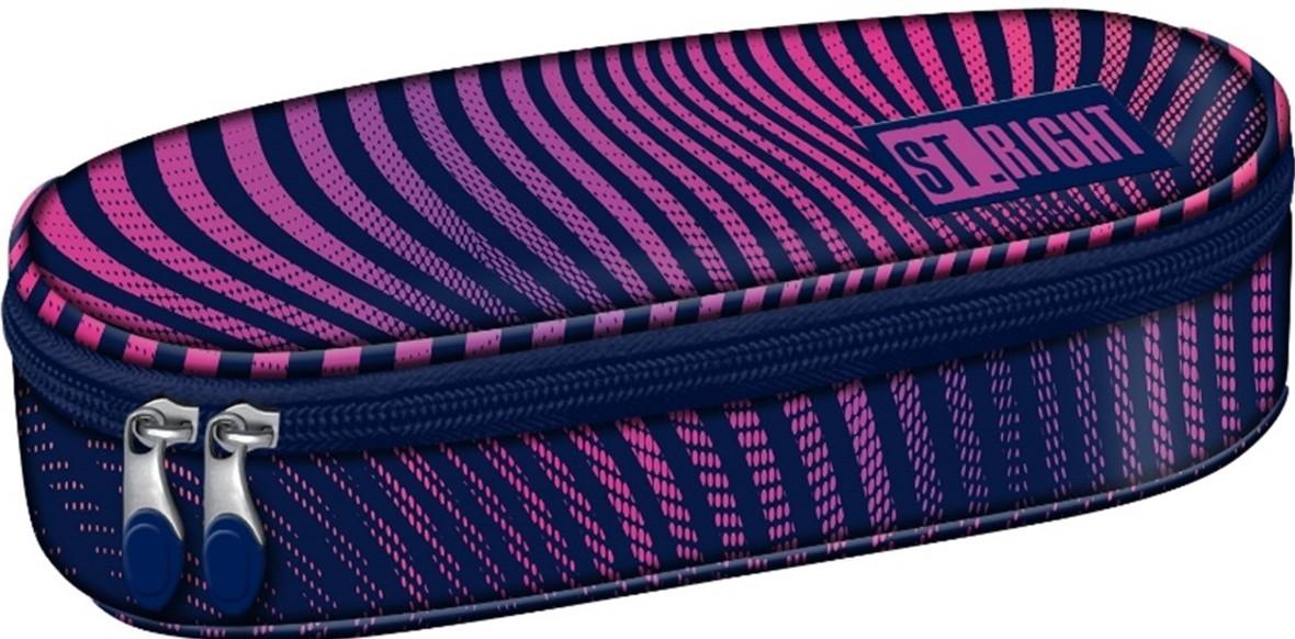 Пенал St.Right Violet Gradient Wave PC01 23x9.5x6