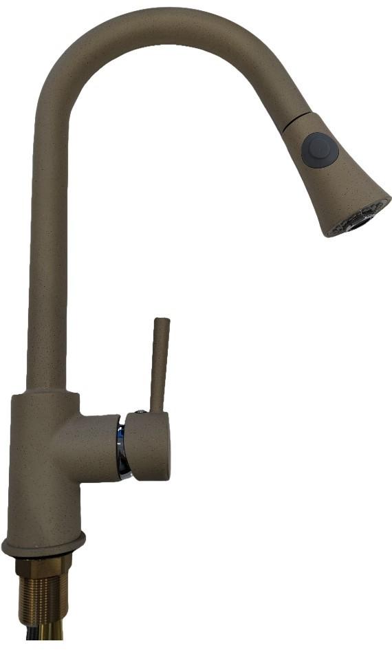 Кран для кухни Backer DARU Гранит Бежевый