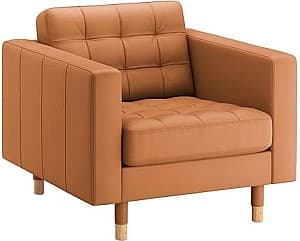 Кресло IKEA Landkrona Гранн/Бомстад Золотисто-Коричневый/Дерево