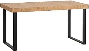 Стол из мдф IKEA Tarsele 150/200x80 Дубовый Шпон/Черный