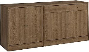 Комод IKEA Tonstad 202x90 Коричневый/Дубовый Шпон