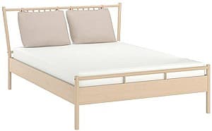 Кровать IKEA Bjorksnas Lindbaden 160х200 Березовый шпон (Бежевый)
