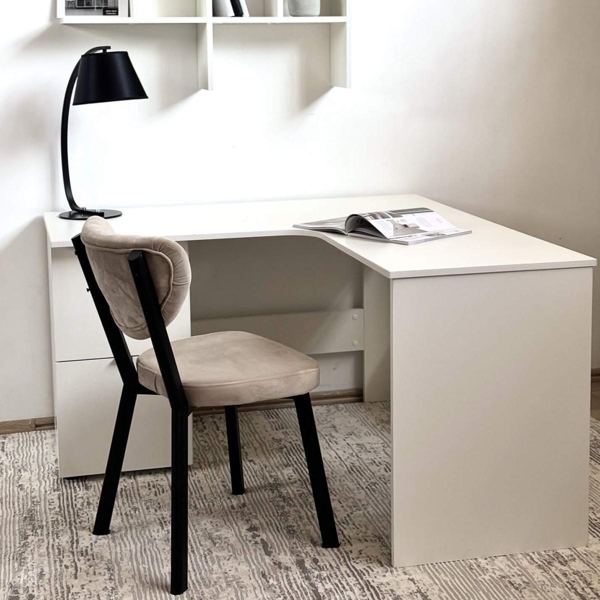 Письменный стол Fabrik Home Mateo (угловой) Белый Ясень