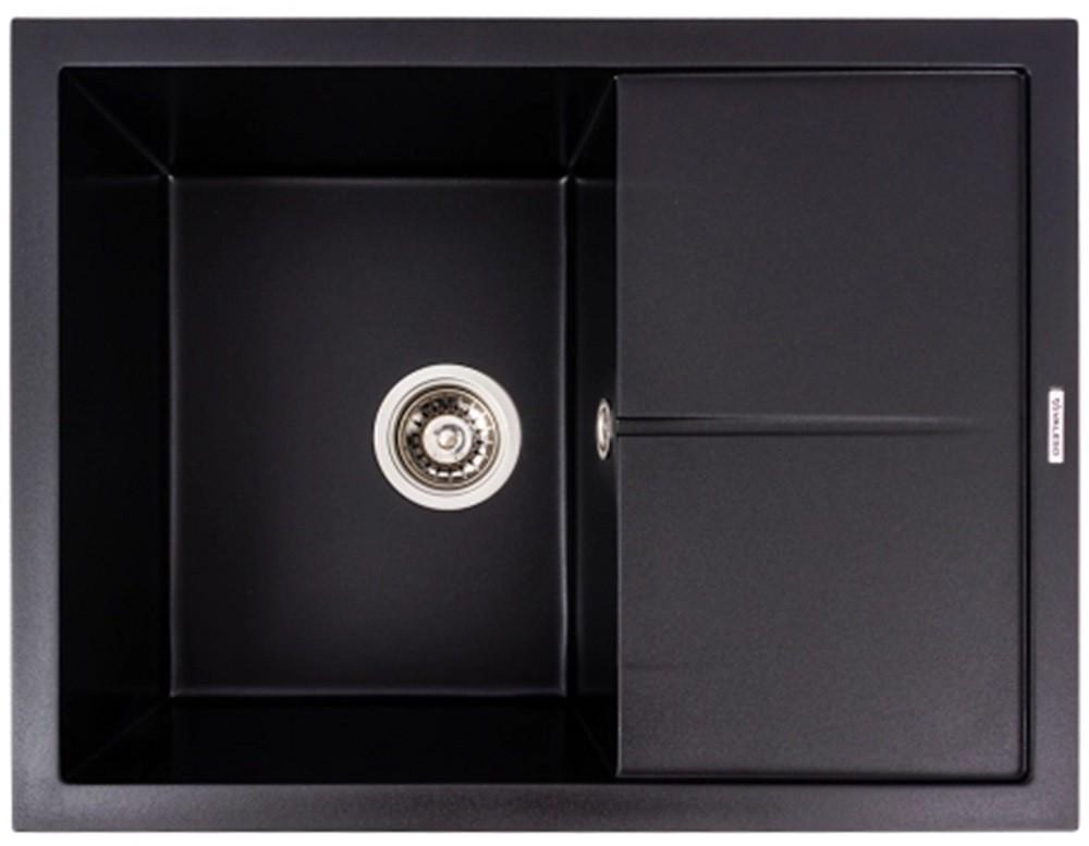 Кухонная мойка ELEFANT PREMIUM CRIPTA 6550 Black Metallic