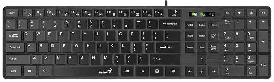 Клавиатурa Genius SlimStar 126 Black
