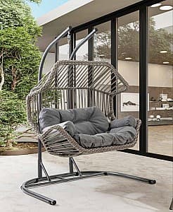 Садовые качели Sunyard Akcay Double Grey