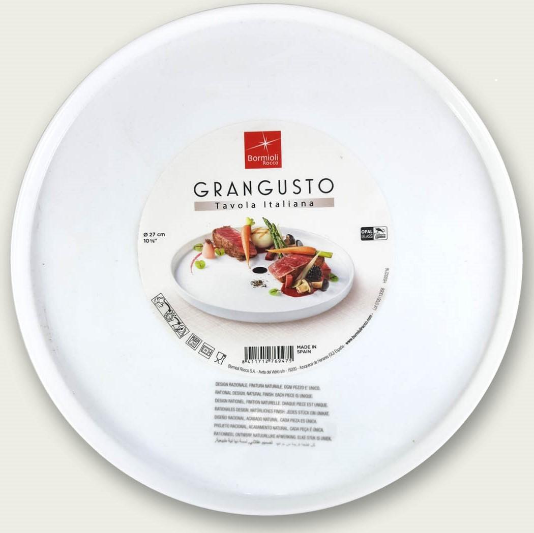 Сервировочная тарелка Bormioli Rocco Grangusto 27 см
