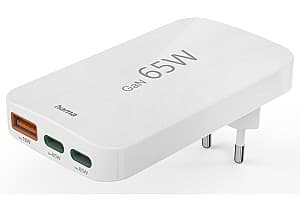 Зарядное устройство для телефона Hama Flat Mini Charger White (201976)