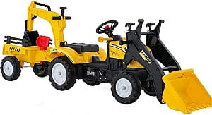 Kart cu pedale Costway TQ10169YW Yellow