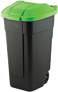 Контейнер для мусора Keter O/W 110l Black/Green