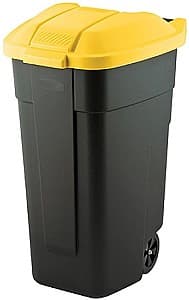 Контейнер для мусора Keter O/W 110л Black/Yellow