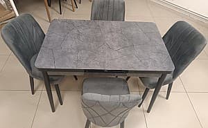 Set de masa si scaune Kelebek ES-971 (4 scaune)