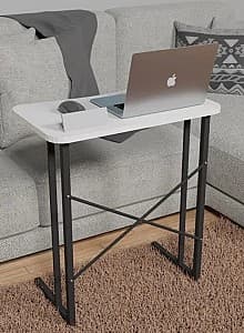 Masuta laptop Prestige 60x35x65 Alb/Negru