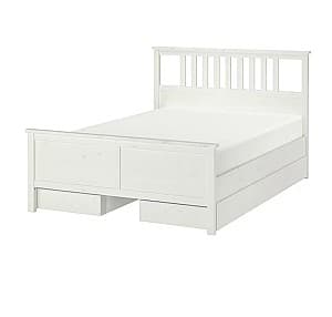 Кровать IKEA Hemnes White/Luroy 140x200