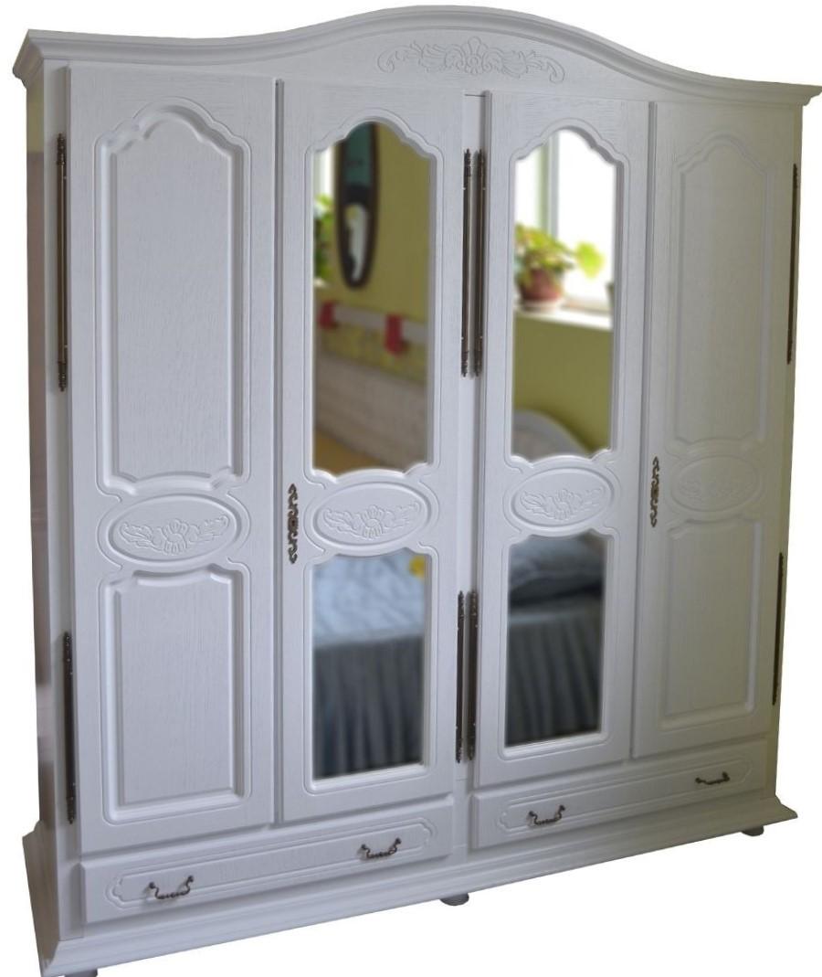 Dulap Viitorul Valentina 4 Usi Alb