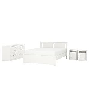 Спальня IKEA Songesand White 160x200