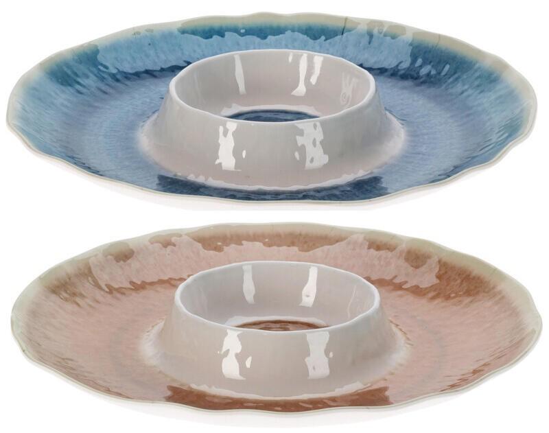 Сервировочная тарелка EH Reactiv Glaze (55548)