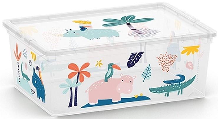 Cutie pentru depozitare KIS C-box S Wild Animals