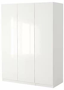Шкаф IKEA Pax/Fardal  полки/штанги/корзины/ящики 150x60x201 Белый/Глянцевый белый